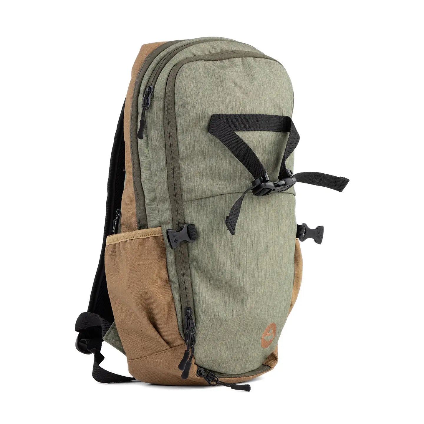 Unutrašnjost yoga ruksaka YOGI DAYPACK s pretincima i 14 inch laptop džepom
